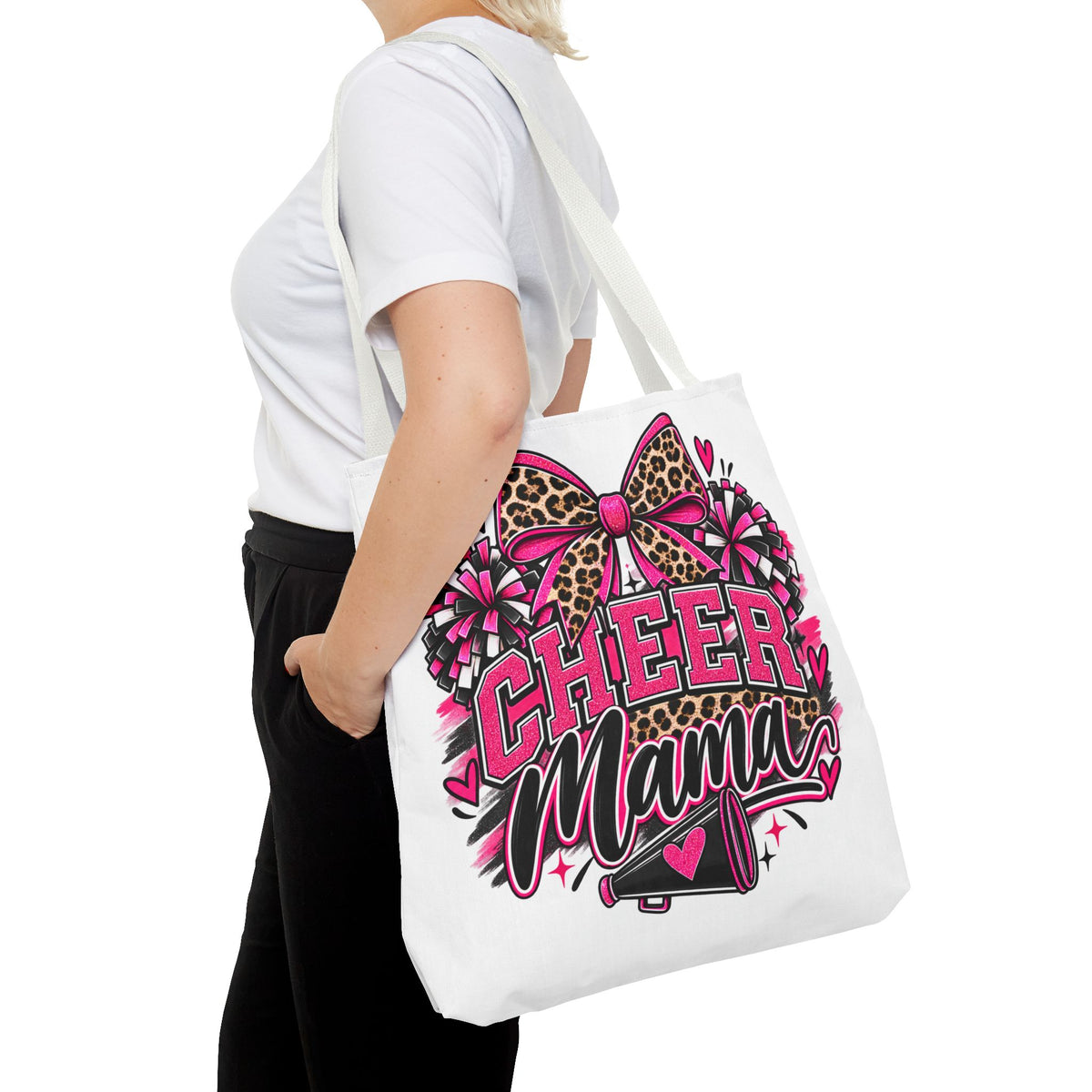 Proud Cheer Mama Tote Bag