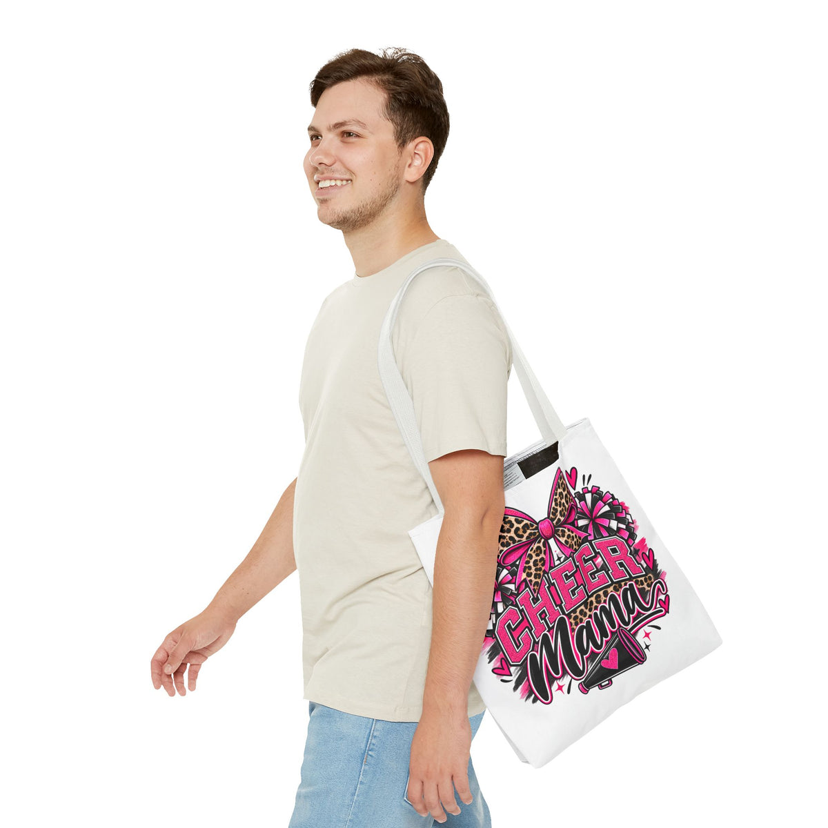 Proud Cheer Mama Tote Bag