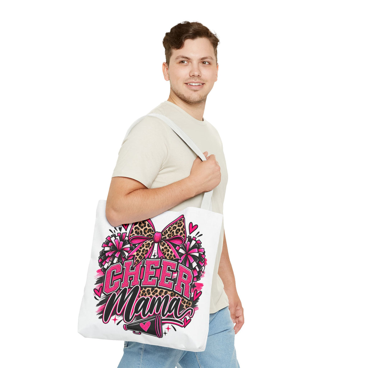 Proud Cheer Mama Tote Bag