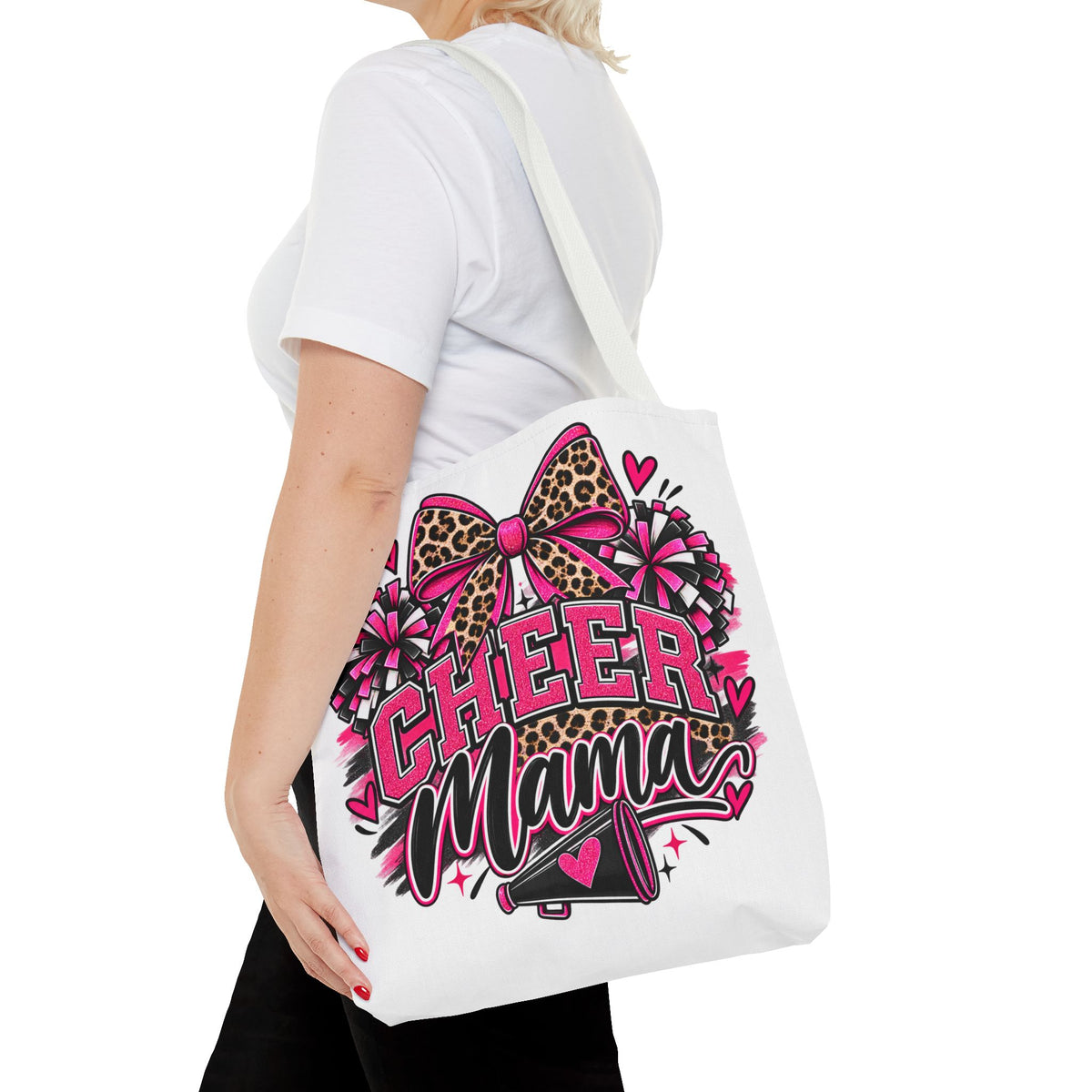 Proud Cheer Mama Tote Bag